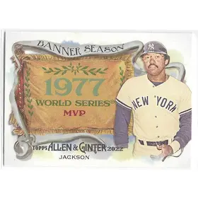 2022 Allen & Ginter Banner Season #BS-43 Reggie Jackson