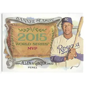 2022 Allen & Ginter Banner Season #BS-44 Salvador Perez
