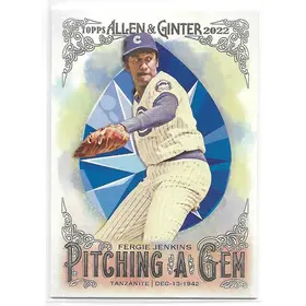 2022 Allen & Ginter Pitching A Gem #PAG-5 Fergie Jenkins