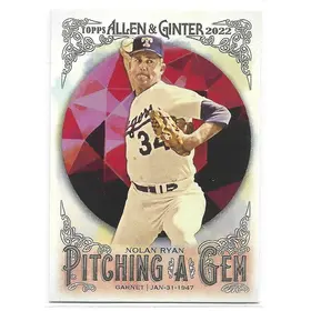 2022 Allen & Ginter Pitching A Gem #PAG-7 Nolan Ryan
