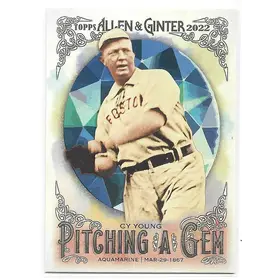 2022 Allen & Ginter Pitching A Gem #PAG-14 Cy Young