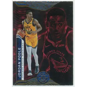 2021-22 Panini Illusions - Jordan Poole #108 Asia Trophy Collection Red Parallel