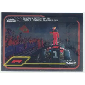 2024 Topps Chrome Formula 1 - Carlos Sainz #173 Grand Prix Driver of the Day