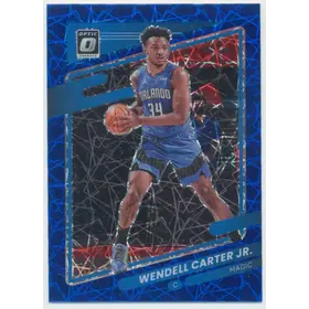 2021-22 Panini Donruss Optic - Wendell Carter Jr. #24 Blue Velocity Prizm Parallel