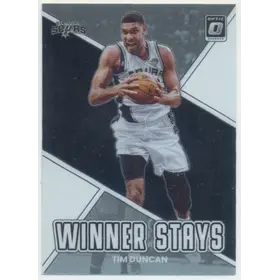 2022-23 Panini Donruss Optic - Tim Duncan #4 Winner Stays