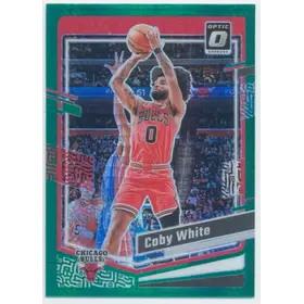 2023-24 Panini Donruss Optic - Coby White #125 Green Hyper Prizm Parallel