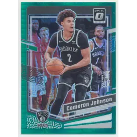 2023-24 Panini Donruss Optic - Cameron Johnson #166 Green Hyper Prizm Parallel