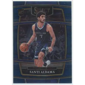 2021-22 Panini Select - Santi Aldama #64 RC Concourse Blue Parallel
