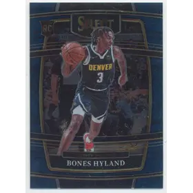 2021-22 Panini Select - Bones Hyland #79 RC Concourse Blue Parallel