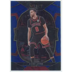 2022-23 Panini Select - Zach Lavine #34 Concourse Blue Parallel