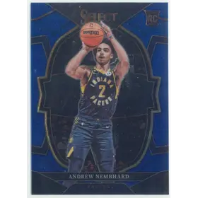 2022-23 Panini Select - Andrew Nembhard #77 Concourse RC Blue Parallel