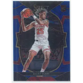 2022-23 Panini Select - Dalen Terry #89 Concourse RC Blue Parallel