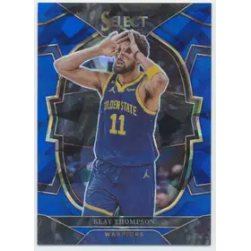 2022-23 Panini Select - Klay Thompson #19 Concourse Cracked Ice Prizm Parallel