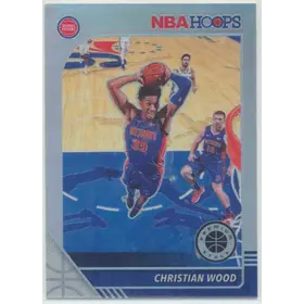2019-20 Panini NBA Hoops Premium Stock - Christian Wood #64 Silver Prizm Parallel