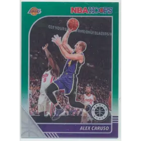 2019-20 Panini NBA Hoops Premium Stock - Alex Caruso #5 Green Prizm Parallel