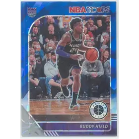 2019-20 Panini NBA Hoops Premium Stock - Buddy Hield #167 Blue Cracked Ice Parallel