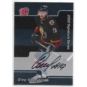 2001-02 Be A Player Signature Series Autographs #128 Oleg Saprykin