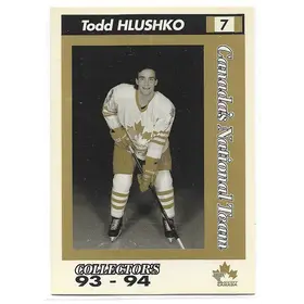 1993-94 Alberta Lotteries Team Canada #NNO Todd Hlushko