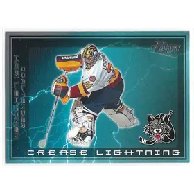 2003-04 Pacific AHL Prospects Crease Lightning #2 Kari Lehtonen