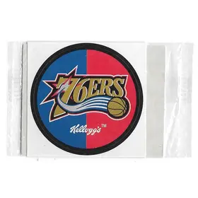 1990's (?) Kellogg's NBA Logo Stickers #NNO Philadelphia 76ers