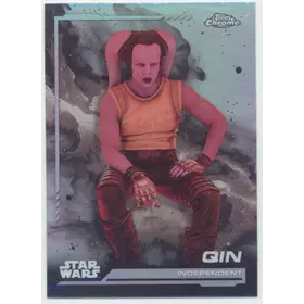 2024 Topps Chrome Star Wars - Qin #58 Rainbow Refractor Parallel