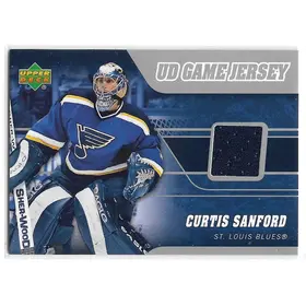 2006-07 Upper Deck UD Game Jersey #J-CS Curtis Sanford