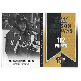 2008-09 Ultra Season Crowns #SC3 Alex Ovechkin