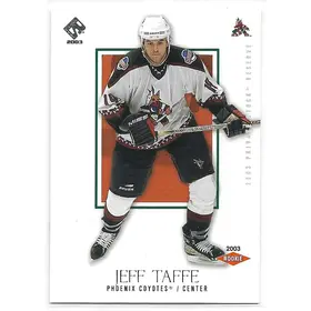 2002-03 Private Stock Reserve Retail #178 Jeff Taffe RC (1003/1550)