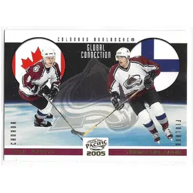 2004-05 Pacific Global Connection #4 Paul Kariya & Teemu Selanne