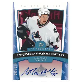 2006-07 Hot Prospects Red Hot #180 Nathan McIver RC (002/100)