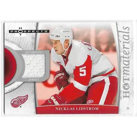 2007-08 Hot Prospects Hot Materials #HM-NL Nicklas Lidstrom