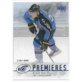 2007-08 Ice #188 Brett Sterling RC (118/499)