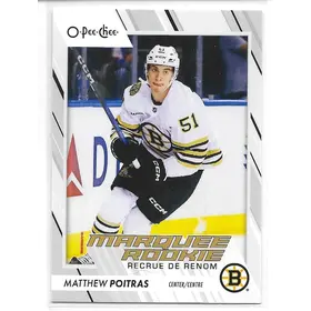 2023-24 O-Pee-Chee #588 Matthew Poitras RC