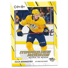 2023-24 O-Pee-Chee Yellow #564 Egor Afanasyev RC