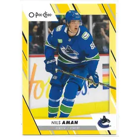 2023-24 O-Pee-Chee Yellow #387 Nils Aman