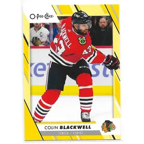 2023-24 O-Pee-Chee Yellow #394 Colin Blackwell