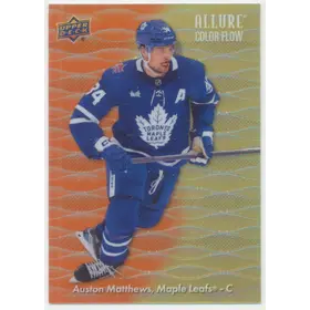 2023-24 ALLURE - AUSTON MATTHEWS #CF-24 COLOR FLOW ORANGE/YELLOW