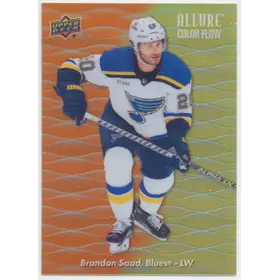 2023-24 ALLURE - BRANDON SAAD #CF-30 COLOR FLOW ORANGE/YELLOW