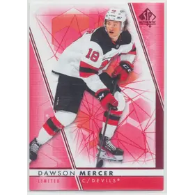 2022-23 SP AUTHENTIC - DAWSON MERCER #17 LIMITED RED
