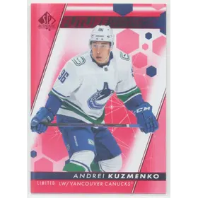 2022-23 SP AUTHENTIC - ANDREI KUZMENKO #142 FUTURE WATCH LIMITED RED