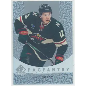2022-23 SP AUTHENTIC - MATT BOLDY #P-74 PAGEANTRY