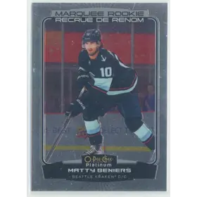 2022-23 O-PEE-CHEE PLATINUM - MATTY BENIERS #203 MARQUEE ROOKIE