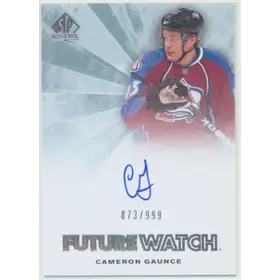 2011-12 SP AUTHENTIC - CAMERON GAUNCE #258 FUTURE WATCH 873/999