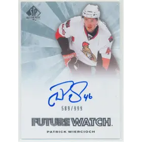 2011-12 SP AUTHENTIC - PATRICK WIERCIOCH #269 FUTURE WATCH 589/999