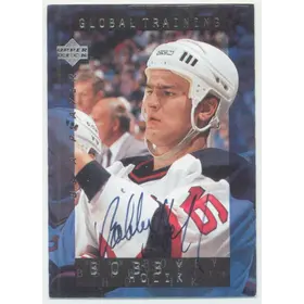 1995-96 BE A PLAYER - BOBBY HOLIK #S202 SIGNATURES⚠️
