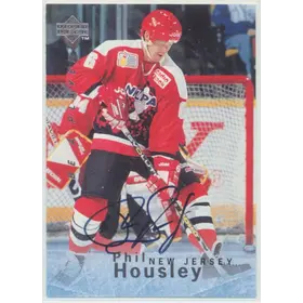 1995-96 BE A PLAYER - PHIL HOUSLEY #S72 SIGNATURES