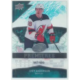 2018-19 UPPER DECK ICE - JOEY ANDERSON #83 ICE PREMIERES 967/999