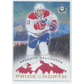 2018-19 O-PEE-CHEE COAST TO COAST - BRENDAN GALLAGHER #P-35 PRIDE OF THE NORTH