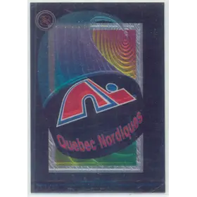 1994 PENINSULA VENDING CHROMIUM - QUEBEC NORDIQUES #QUE NHL LOGOS