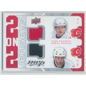 2008-09 MVP - DION PHANEUF/ROBYN REGEHR/DWAYNE ROLOSON/ERIK COLE #J2-PRRC 2 ON 2 JERSEYS